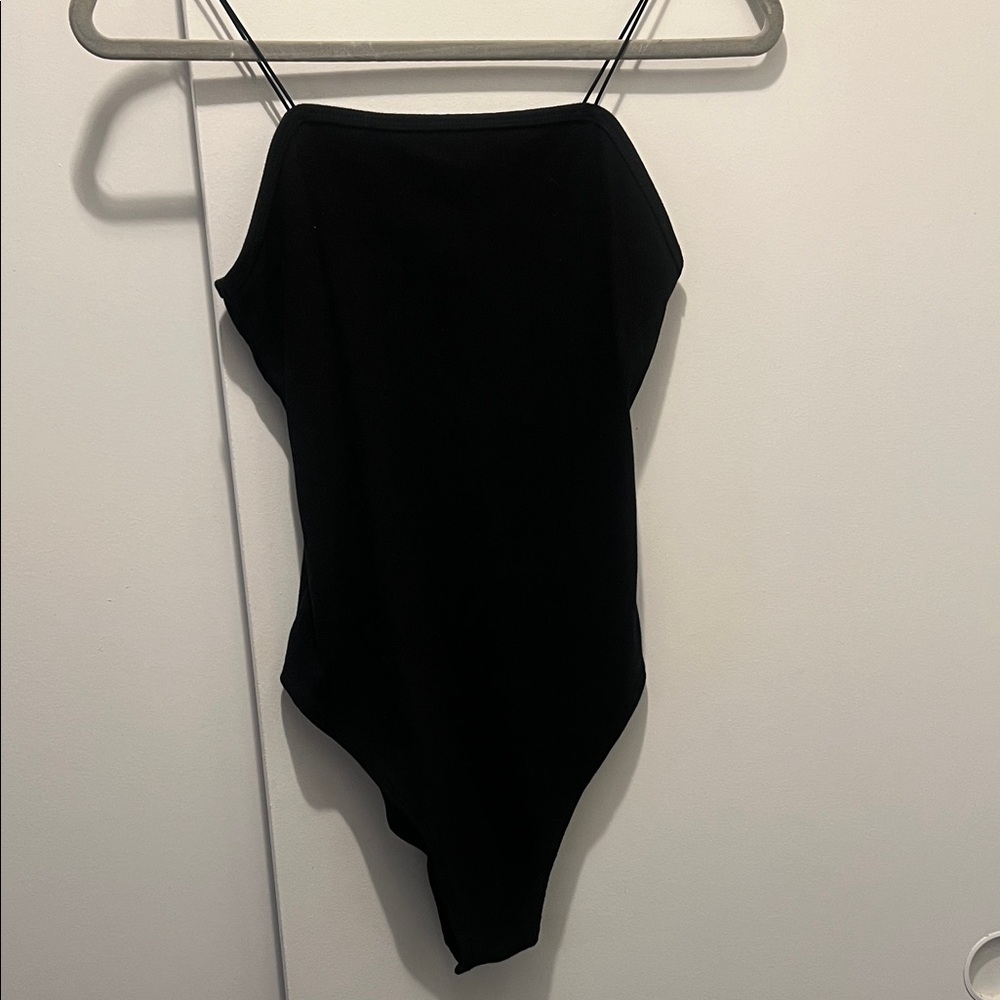 Wild Fable Women's Black Bodysuit